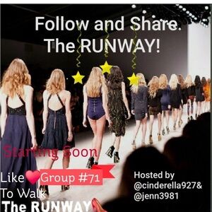 I am walking the runway today 👠